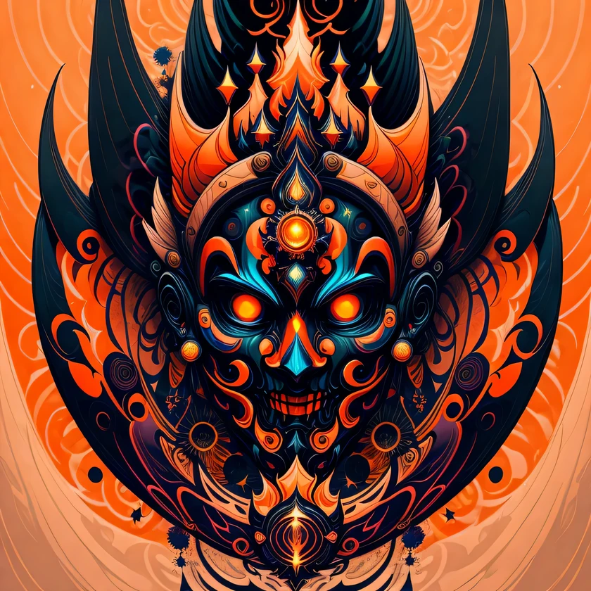 (High quality Chicano airbrush art),(masterpiece, best quality, ultra-detailed),ultra-detailed,8K resorution,(full-length portrait),(black background),(symmetrical),(Vertical symmetry),(beautiful woman, malicious smile)),((brightly colored)),t-shirt design,roses, gold and black, symmetrically placed on both sides,(detailed additions),(iconography),(Lavi Zupa:1.2),high contrast