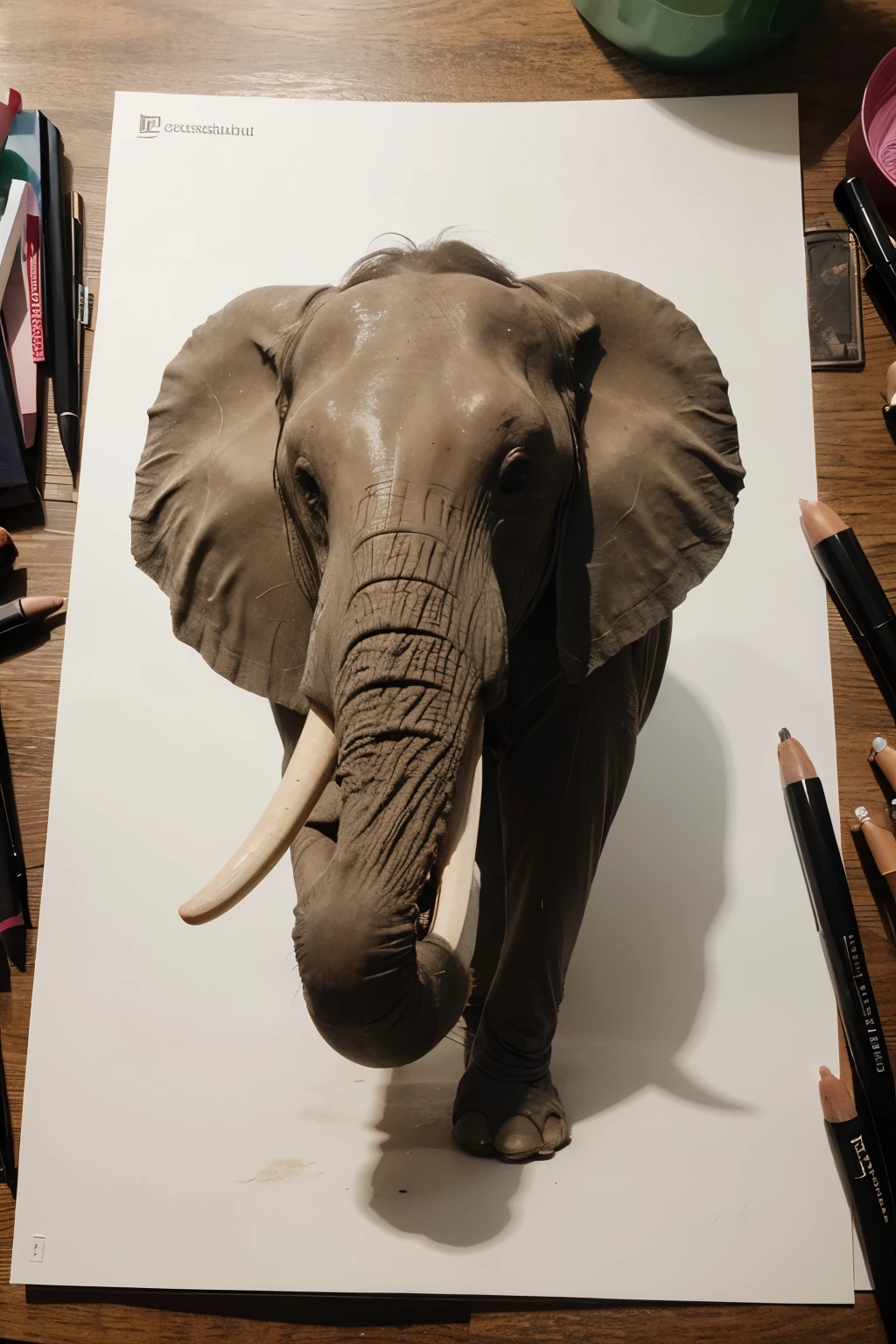 Desenho  elefante Cartoon 