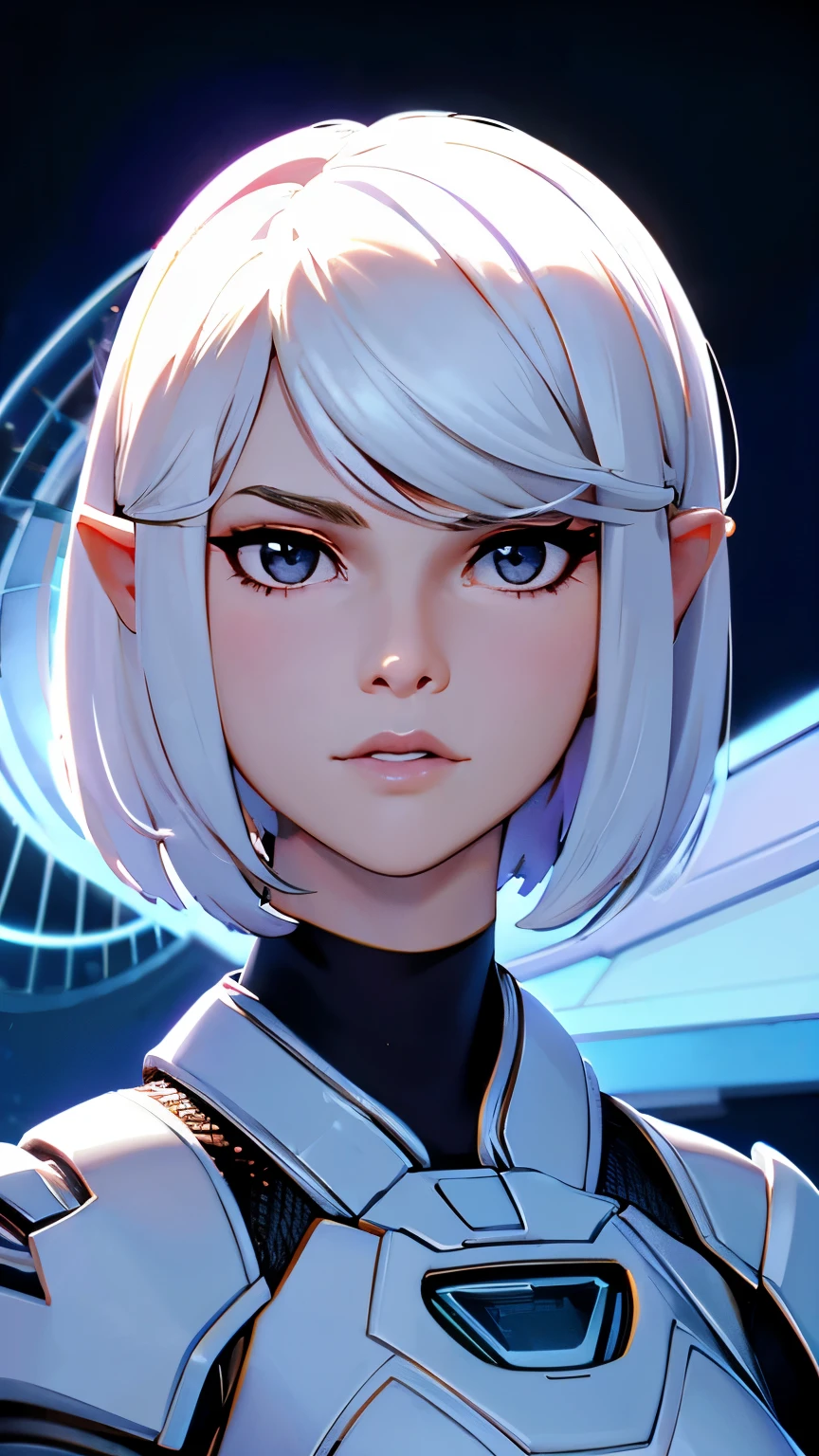 photo of Alice Eve, RAW, beautiful woman, ((portrait)), ((detailed face:1.2)), ((detailed facial feature, detailed skin, clear skin), (perfect proportioned body), (short bob cut hair), (wearing mass effect plug suit), (high detailed alien planet), (lense flairs:1.5), (realistic photo, best quality, detailed), (8k wallpaper), (cinematic lighting, dramatic lighting) (sharp focus, intricate)