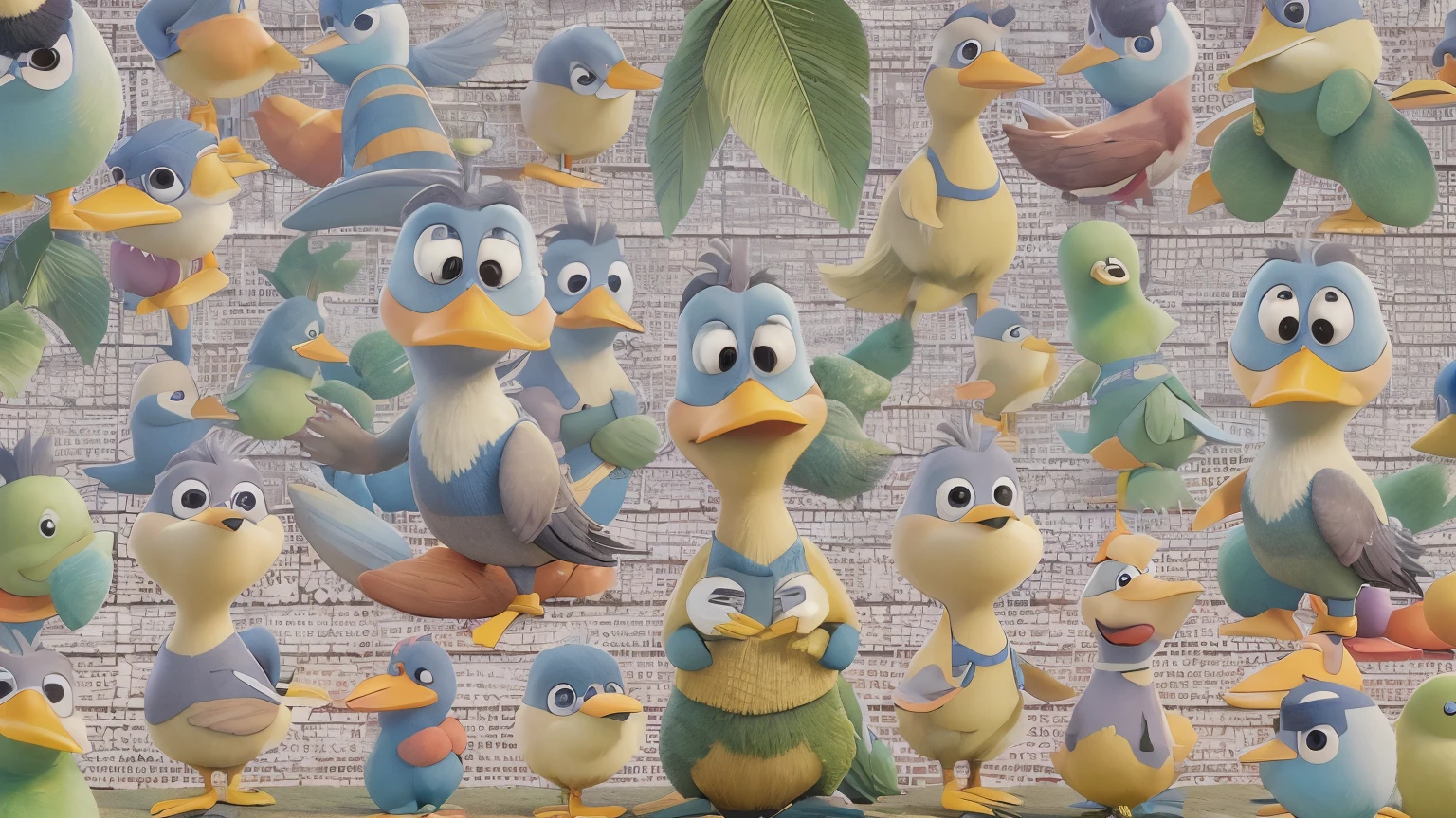 Obra de arte, pato cozinheiro, estilo disney pixar, melhor qualidade, poster de filme com o nome "El Pato"