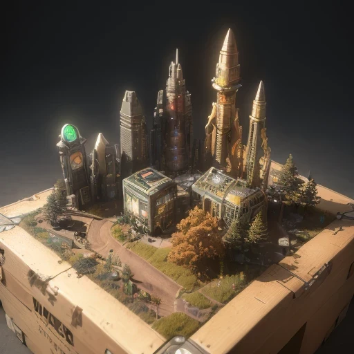3598年Mars realistic model, (split ends, original photo, best quality, masterpiece:1.4),Steampunk Cyberpunk 6820 City,(CyberpunkMars light:1.3), Mars (related to land),(in a small nature box:1.3),Isometric, small nature, landscape on foundation,landscape,