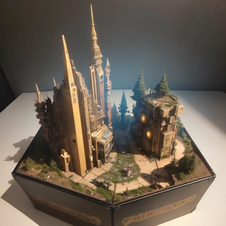 3598年Mars realistic model, (split ends, original photo, best quality, masterpiece:1.4),Steampunk Cyberpunk 6820 City,(CyberpunkMars light:1.3), Mars (related to land),(in a small nature box:1.3),Isometric, small nature, landscape on foundation,landscape,