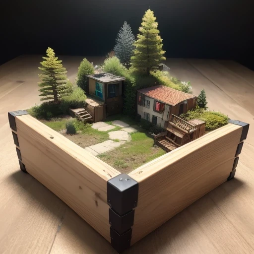 3598年Mars realistic model, (split ends, original photo, best quality, masterpiece:1.4),Steampunk Cyberpunk 6820 City,(CyberpunkMars light:1.3), Mars (related to land),(in a small nature box:1.3),Isometric, small nature, landscape on foundation,landscape,