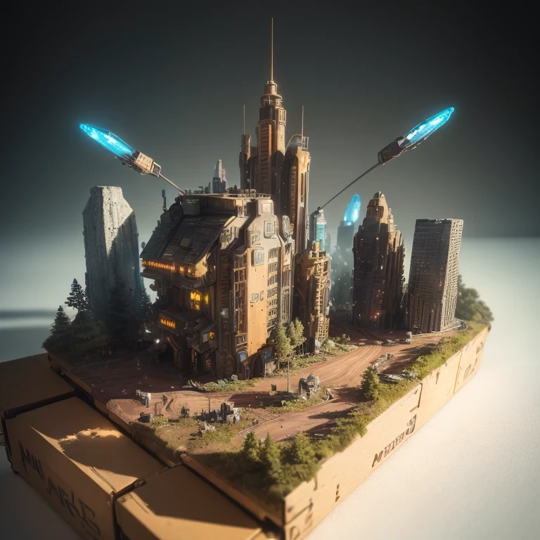 3598年Mars realistic model, (split ends, original photo, best quality, masterpiece:1.4),Steampunk Cyberpunk 6820 City,(CyberpunkMars light:1.3), Mars (related to land),(in a small nature box:1.3),Isometric, small nature, landscape on foundation,landscape,