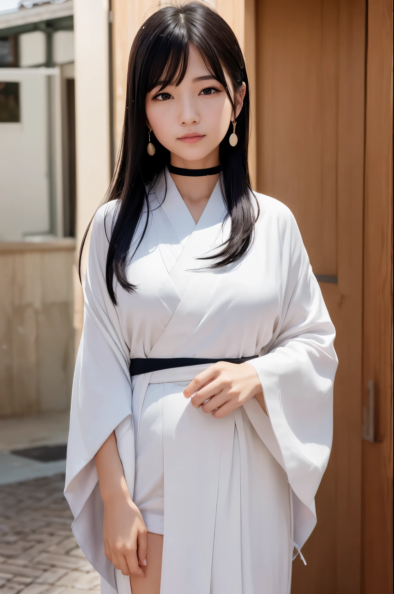Sadako不気味さと恐ろしさを醸し出す独特の雰囲気を持っています。Sadako、enchanting smile:1.5,Long black hair hiding her eyes in a white kimono、外見は不気味in魅力的in、flat chest.is standing,stand,flat chestにセクシーin妖艶な立ち脚が魅力的inす♪スプレッド、汗ばんだ股間wet crotch、wet crotch、濡れたwet crotch、right arm and leg、correct position、delicate、muste piece、beautiful details、colorful、finely、detailed lips、intricate details、(1 woman:1.5)、(ゴージャスin美しい30歳のセクシーな韓国人女性:1.1)、(50mm sigma f / 1.4 ZEISS lenses、F1.4、1/800 seconds、ISO100、photography:1.1)flat chest。(photorealistic:1.1)、solo、looking_in_viewer、tall woman、、happy smile、a_From front、earrings、slim_Legs、skinny、Thigh_The Gap、model、Lens flare、choker、(Detailed kimono silhouette:1.5)、Korean explanation、Asian_Street、Asian_traditional_Duan、1 boy、vagina、Gonzo、flat chest:1.5 same、elegant、lift the hem:1.5