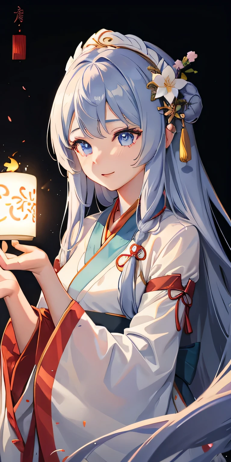 1girl, (hanfu), glowing, sidelighting, wallpaper,