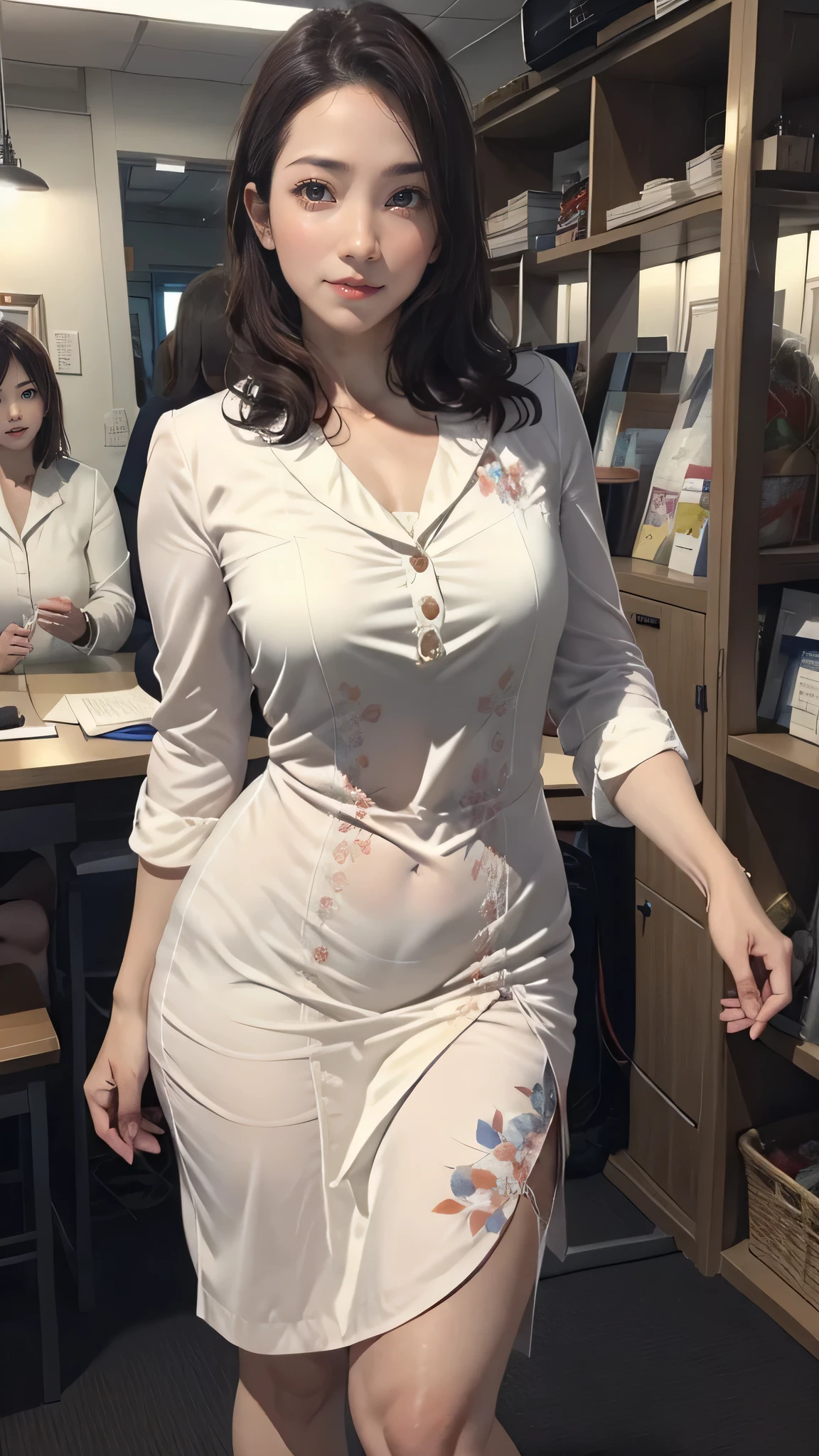 (middle-aged women:1.5),(50 years old:1.8),(winding:1.8),(:1.8),school uniform,(random place),(random sexy pose),(random hairstyle),(movie-like scene,best image quality, hyperrealistic portrait, (8k), Super realistic, 最high quality, high quality, High resolution, high qualityな質感, high detail, beautiful, Detailed, Highly detailed CG, detailed texture, realistic facial expression, masterpiece, before, dynamic, bold)