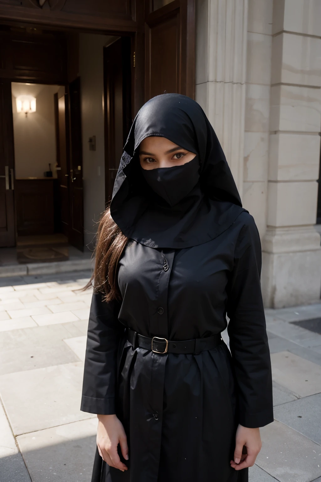 Niqab girl