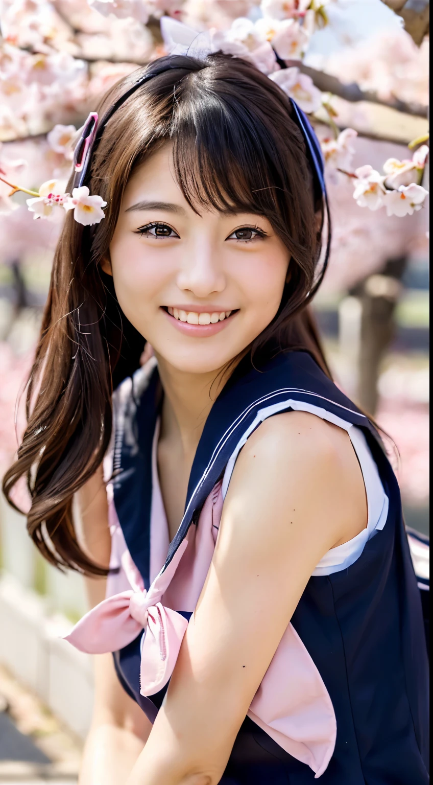 first person perspective, (masterpiece:1.3), High resolution, Super detailed, Highly detailed CG Unity 8K wallpaper, realistic, photo-realistic, RAW photo, (((cherry blossom pattern kimono,floral scrunchie))),beautiful detailed face, white skin　japanese woman、20 year old female、realistic目、F Cup Big、beautiful and fine eyes、(real skin: 1.3)、cute smile、medium long hair、beautiful skin、, fine cloth texture, detailed hair texture, perfect body, beautiful face, Accurate, anatomically correct, Highly detailed face and skin texture, natural neck length, (beautiful hands), (Fair skin:1.2),  aligned teeth, beautiful skin, Arrange your hands elegantly,The faintly smiling country of Japan,Japanese garden,luxury Japanese room, 