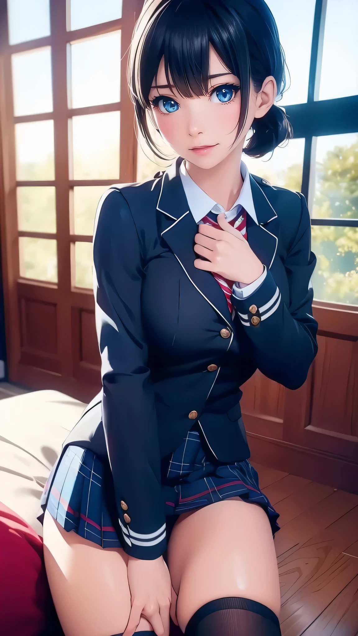 NSFW,school uniform,(random place),(random porn poses:1.5),(random hairstyle),(movie-like scene,best image quality,(8k), Super realistic, 最high quality, high quality, High resolution, high qualityな質感, high detail, beautiful, Detailed, Highly detailed CG, detailed texture, realistic facial expression, masterpiece, before, dynamic, bold)