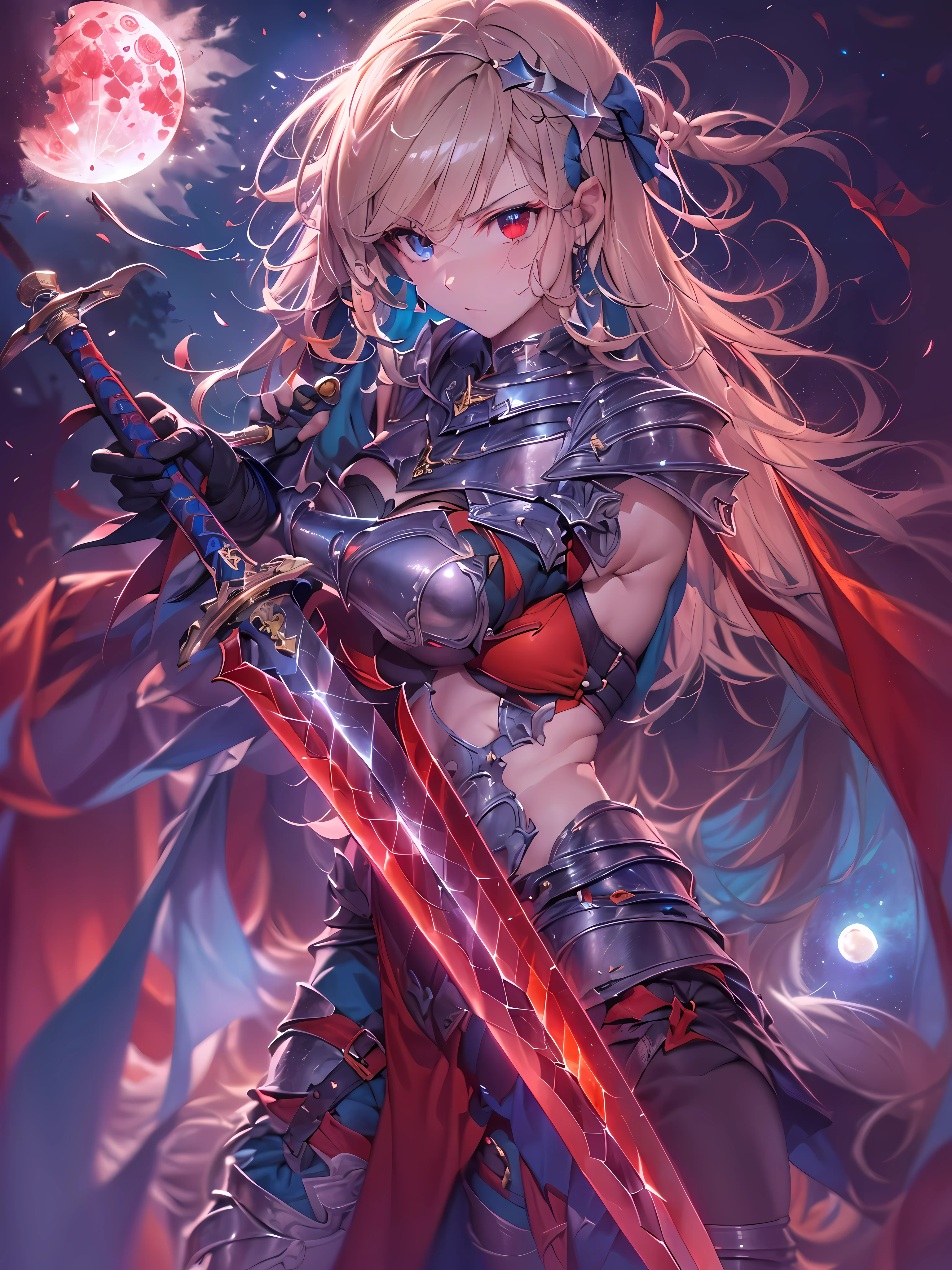 Red eye, perfect hand, sword handle,