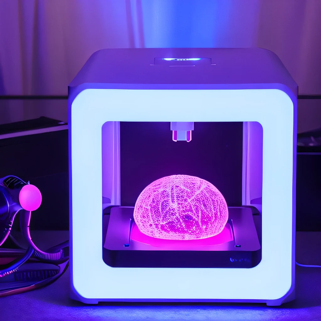 Near future　3D Printer　pink　purple　Light blue