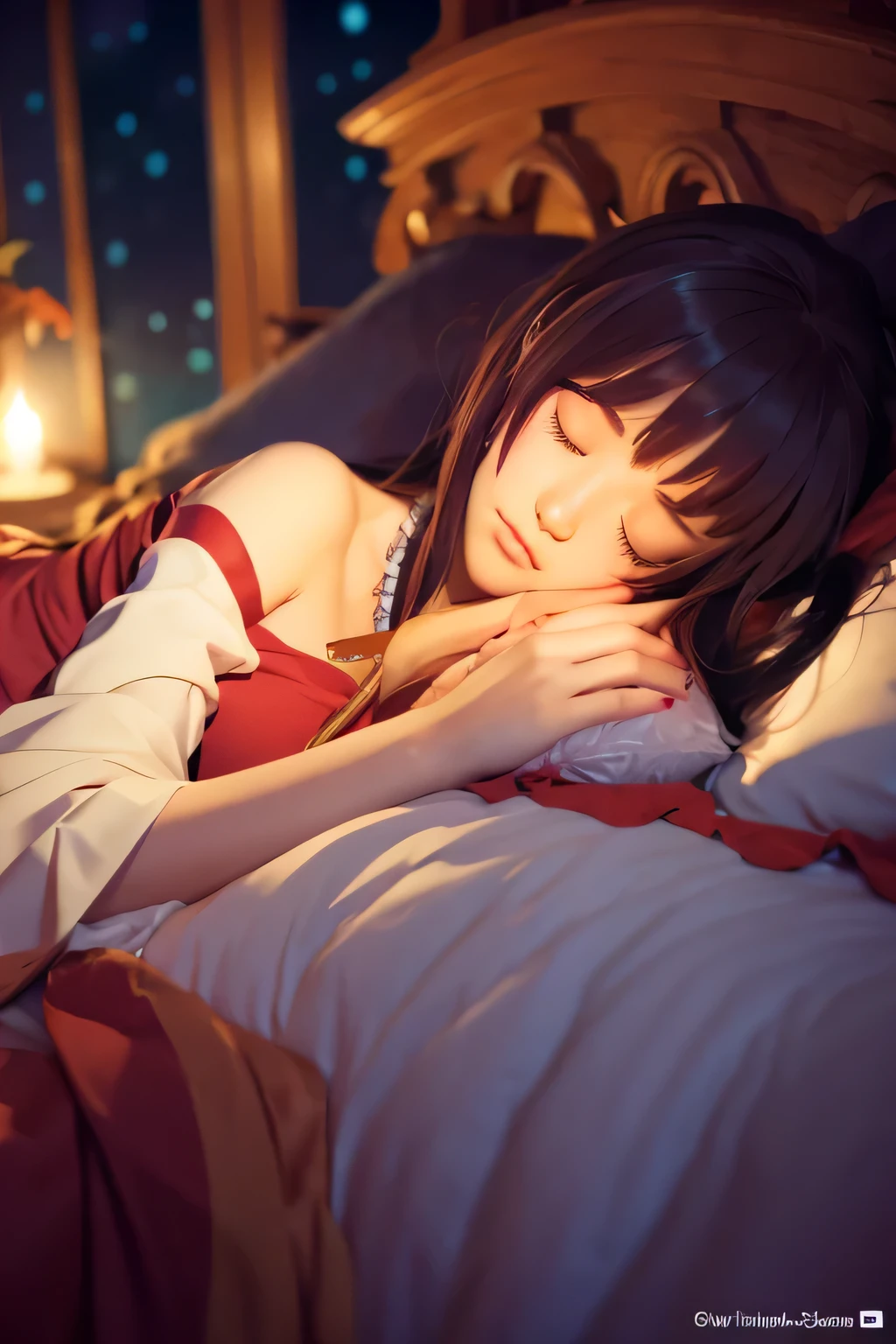 sleep beauty anime night