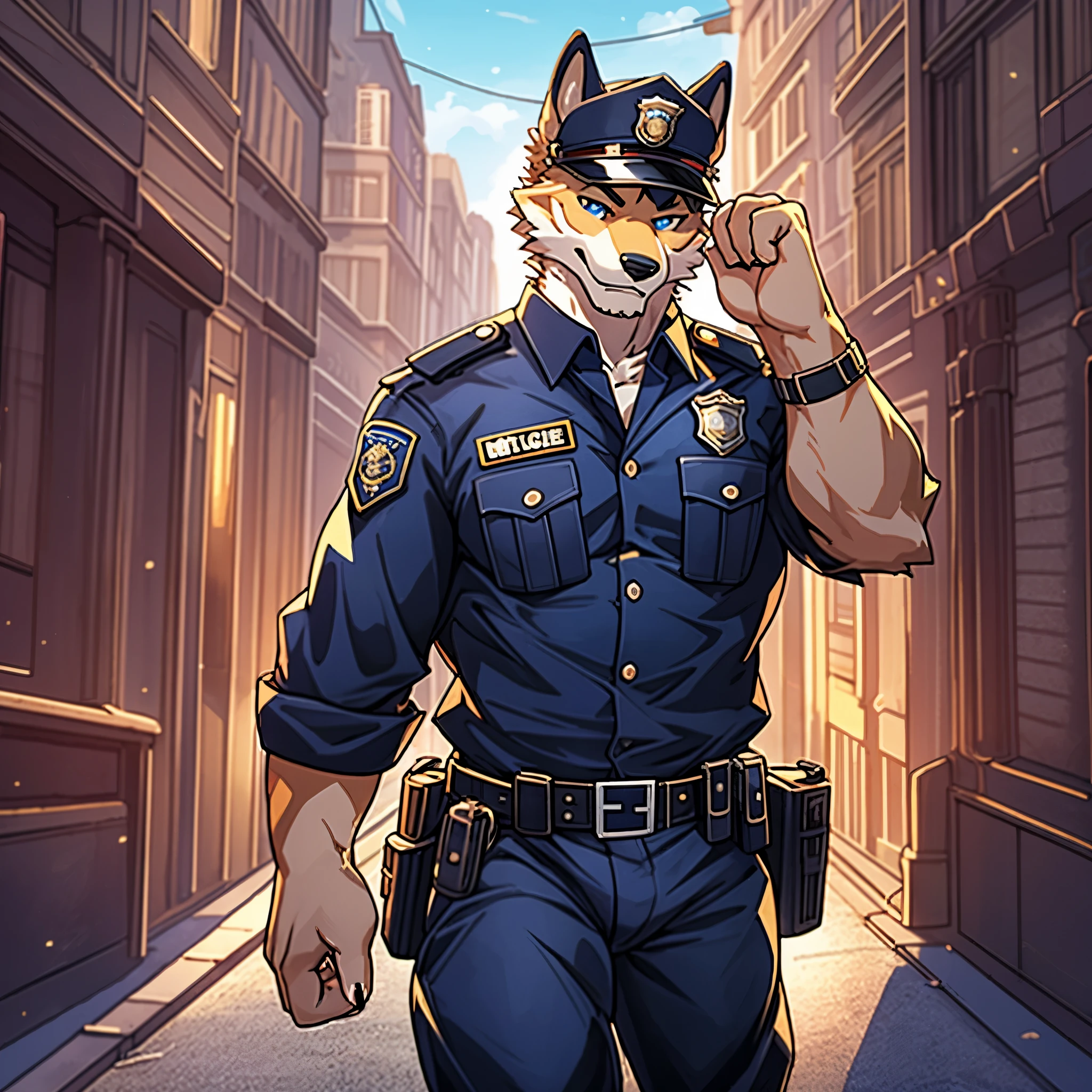 top quality, best quality, highres, masterpiece, super high resolution, detailed background, street, gasping for air(super handsome boys, dog)police officer, swat, police uniform, 6+boys, 6+girls, absurdres(highly detailed beautiful face and eyes)perfect anatomy, good lighting, volumetric lighting, cinematic shadow(kemono, furry anthro),