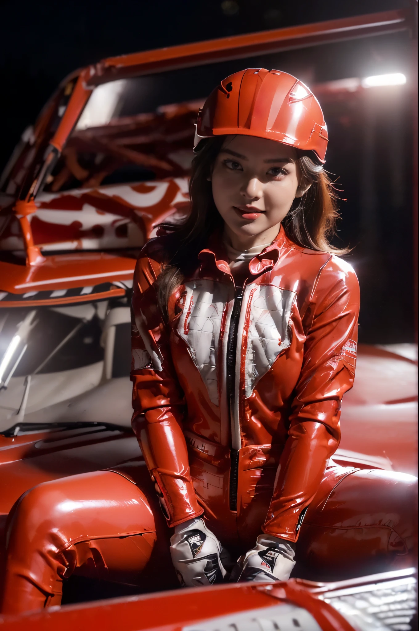 a woman sits in the pilot's seat, wide open jacket, (holding joystick between the legs:1.7), (holding joystick:1.5), orange shorts, short pants, open zipper, (open zipper:1.5) legs open, ((energy, light particles)), 8 k movie still, in recording studio, in a spaceship, sci - fi film still, erotic, voluptuous, sensual, lascivious, lewd, alluring, arousing, submissive, dominant, fearful, melacholy, sexual, sexy, romantic, BDSM, moody and melanchonic atmosphere, nikon d850 film, stock photograph 4 kodak portra 400 camera f 1.6 lens, rich colors hyper realistic