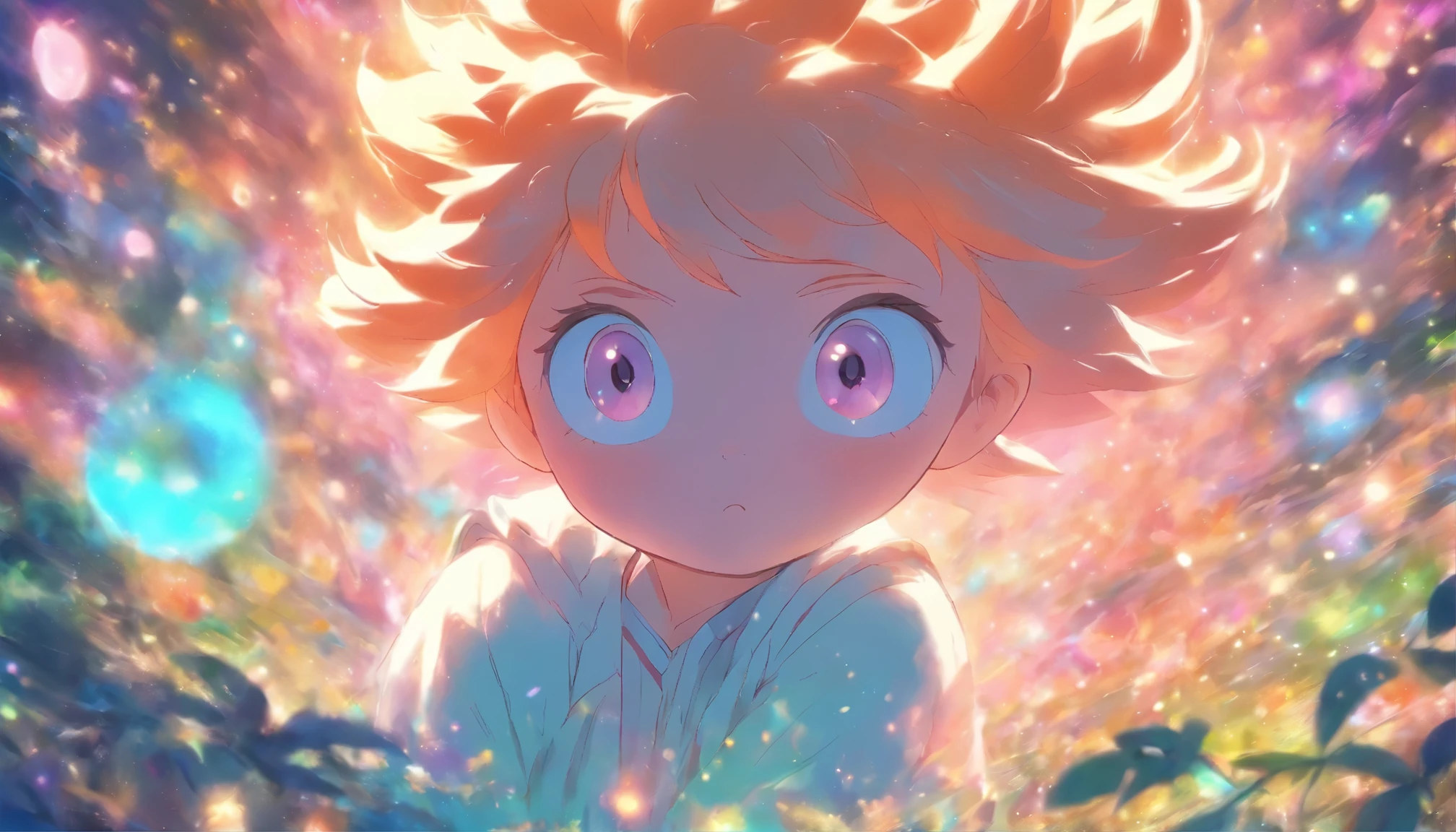Capture the innocence and wonder of childhood with a pair of wide-eyed, doe-like eyes. The eyes are large and expressive, filled with curiosity and awe as they take in the world around them. Soft pastel colors and gentle shading evoke a sense of warmth and purity, inviting viewers to bask in the innocence of youth