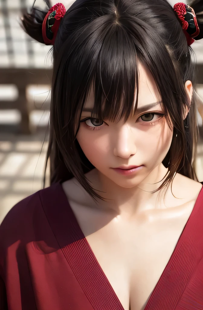 (masterpiece, highest quality:1), (realistic:1.2), light, written boundary depth, (detailed face, face focus:1), game CG, Super detailed, 8k, intricate details, hiqcg,
1 girl, alone,anime, looking at the viewer, kunoichi, , full body image, ninja pose, Japanese sword, kunoichi's clothes, Upper body, Ninja Run, tattoo, full body image, Samurai Pose