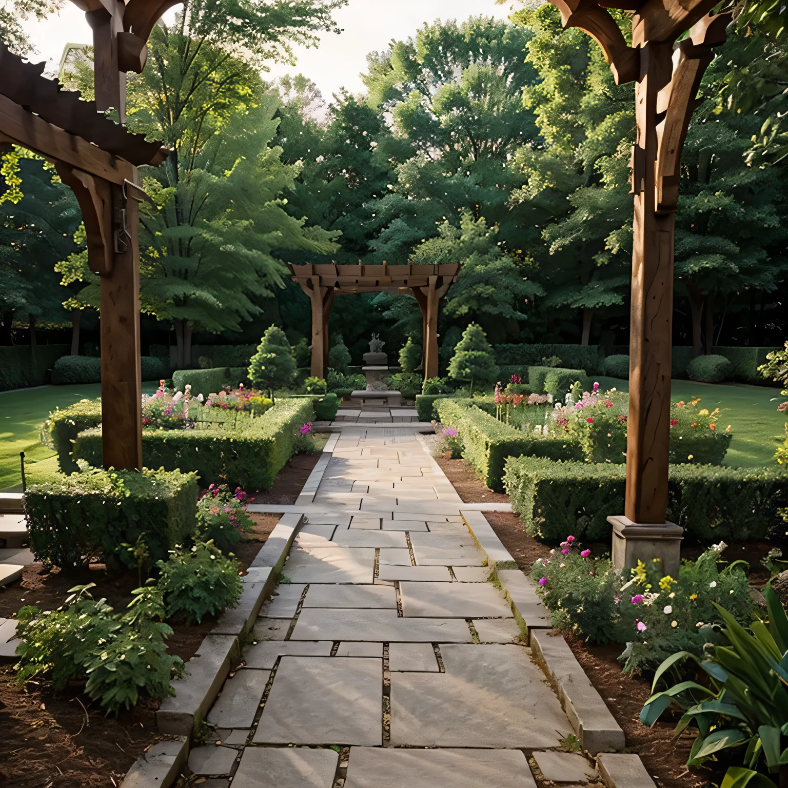 Landscape Design Garden  arbors and pergolas