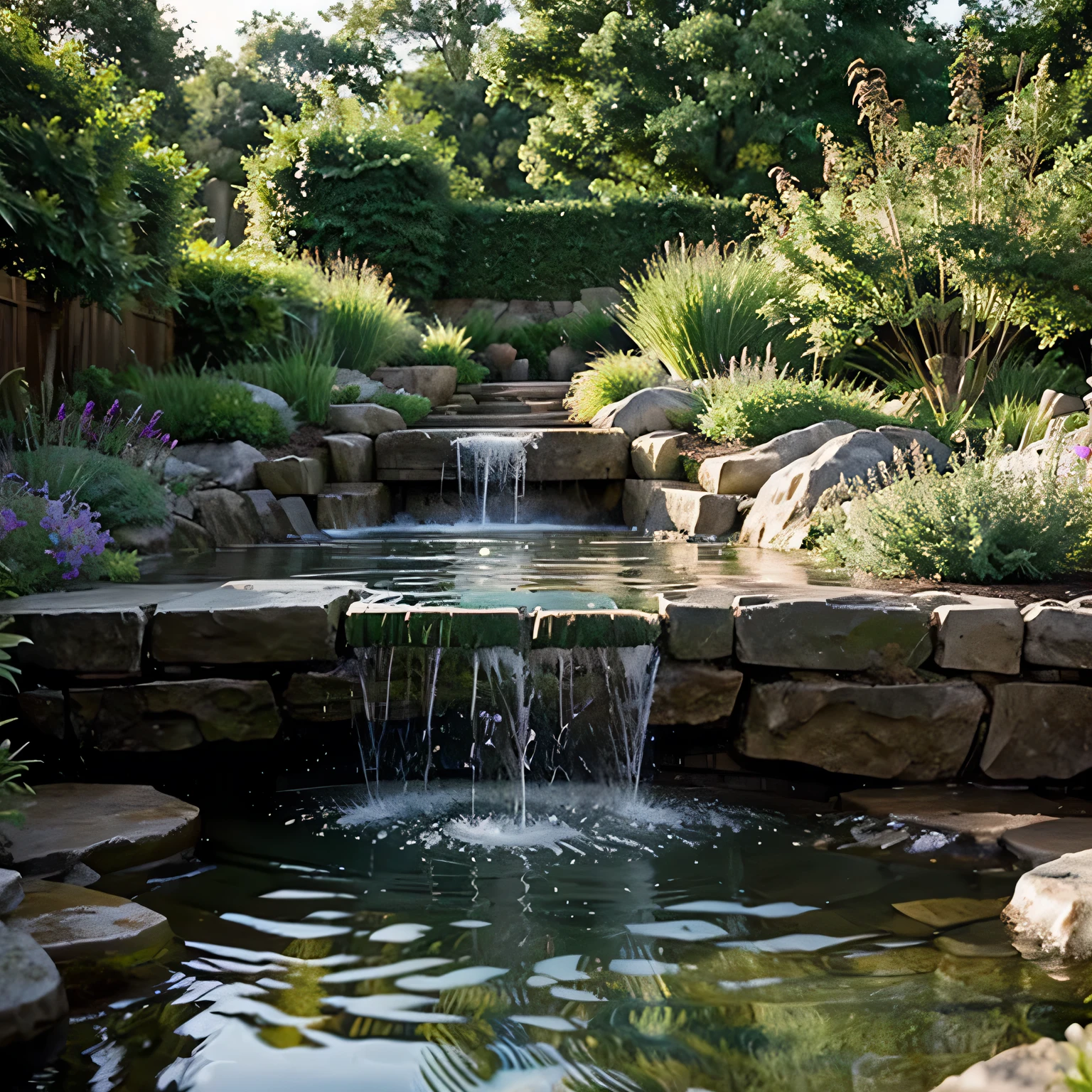 Landscape Design Garden  water features