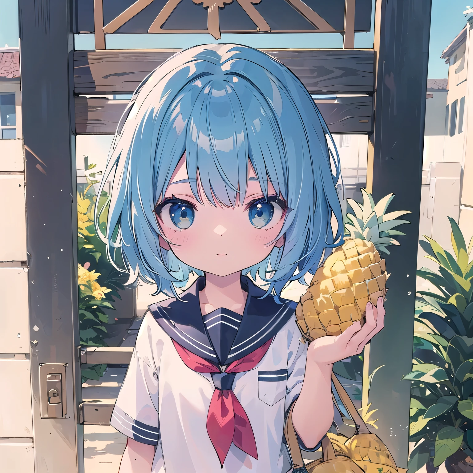 light blue hair color