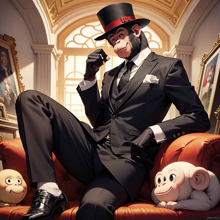 In the captivating realm of digital illustration, a cartoon monkey emerges as the intriguing subject of this artistic masterpiece. Dressed exquisitely in a hat and a tie, he embodies an alluring fusion of playfulness and sophistication. This monkey, belonging to the humanoid monkey fantasy race, dons the appellation of "bored ape NFT," a nod to his unique status as a digital collectible.
With a keen resemblance to the chimp species, this anthropomorphic creature displays a sense of boredom as he gazes off into the distance. His cartoon art style, reminiscent of the Monkeybone universe, adds an