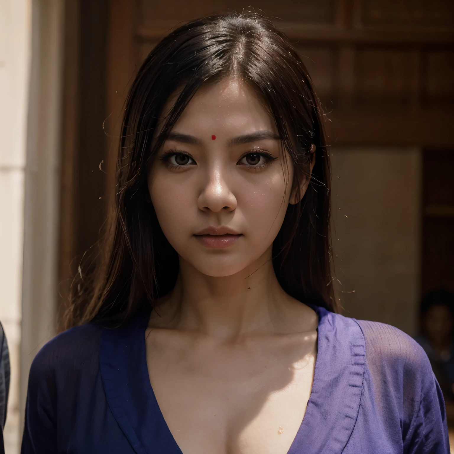 (masterpiece, best quality:1.2),1boy,solo,(Sosuke Aizen),close up,badass pose,bleach, powerful aura, purple aura,8k,64k, HD, unparalleled masterpiece, dynamic lighting, cinematic, epic a asian India woman fucking with her husband