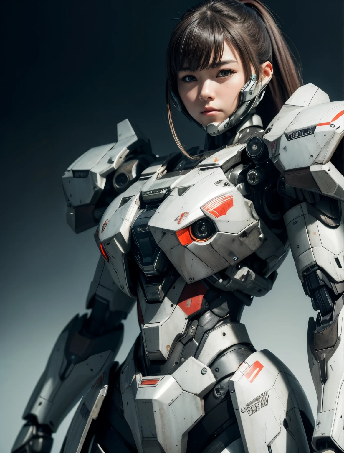 rough skin, Super detailed, advanced details, high quality, 最high quality, High resolution, 1080p, hard disk, beautiful,(war machine),beautifulサイボーグ女性,Mecha cyborg girl,battle mode,Mecha body girl,She is wearing a futuristic war machine weapon mecha