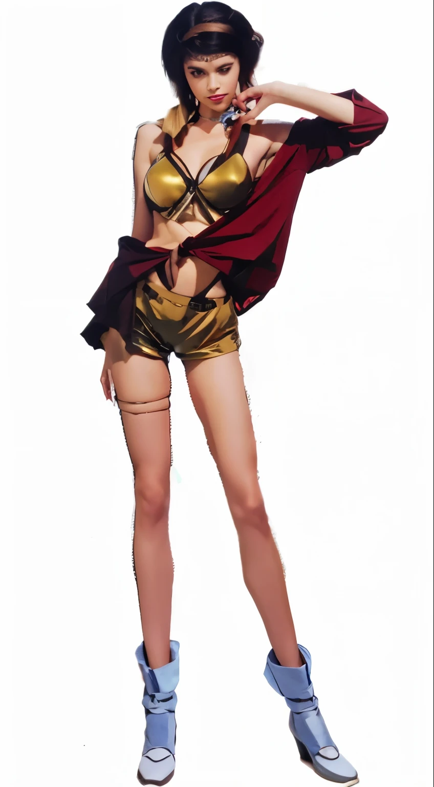 Anime - Great masterpiece，oil art， Chinese goddess in sexy Hanfu and bikini cape standing in golden illusory space，The garment has a gold lace pattern，wearing in stocking，High-heeledshoes，walking towards viewer，seductive anime girls，Sexy ancient goddess，full body detailing，（1.4），（Long legs 1.1），[ 4 K digital art ]!,Smooth anime CG art，Female action anime girl，shiny white skin，Full body luxury，SFW version，full body pose，the perfect body，18 forbidden