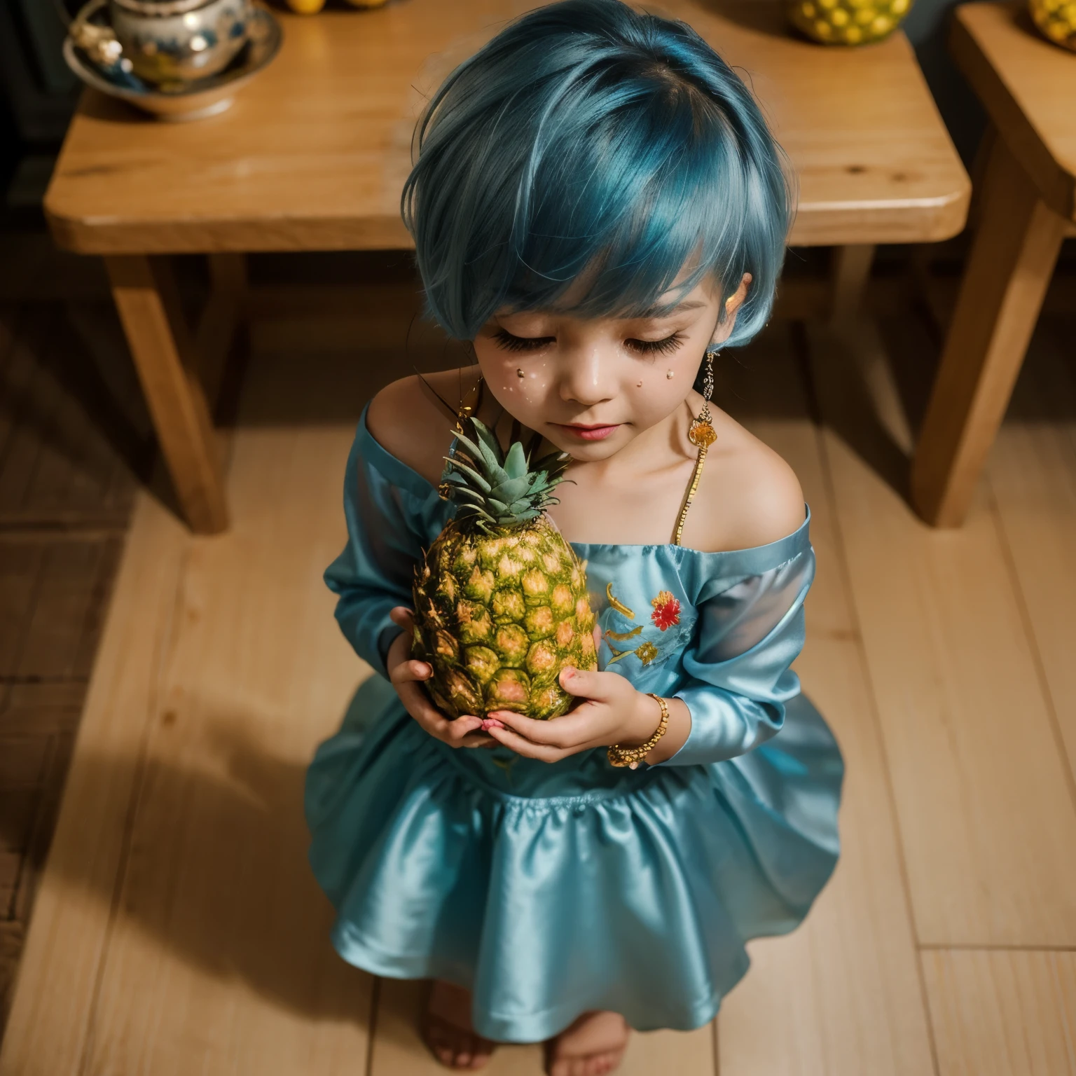 light blue hair color