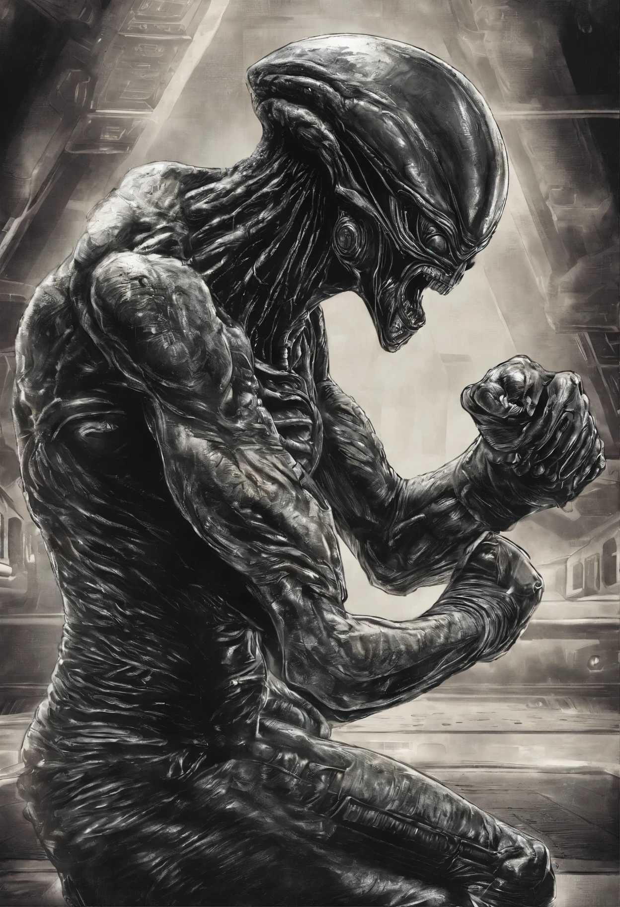 Alien boxing