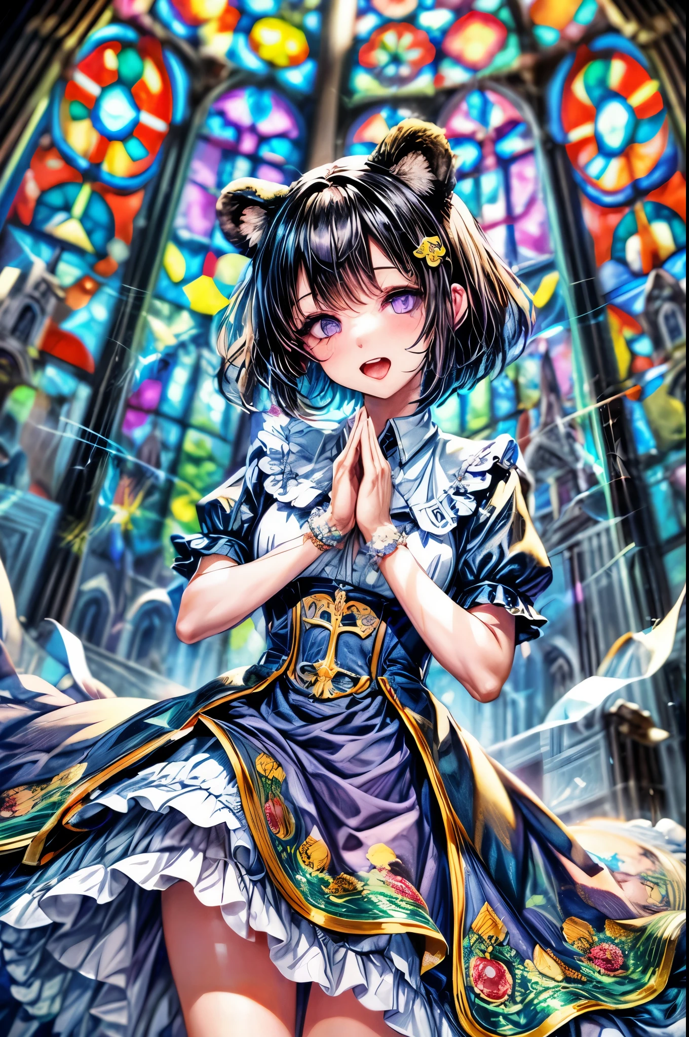 (((Beautiful purple eyes:1.3)))