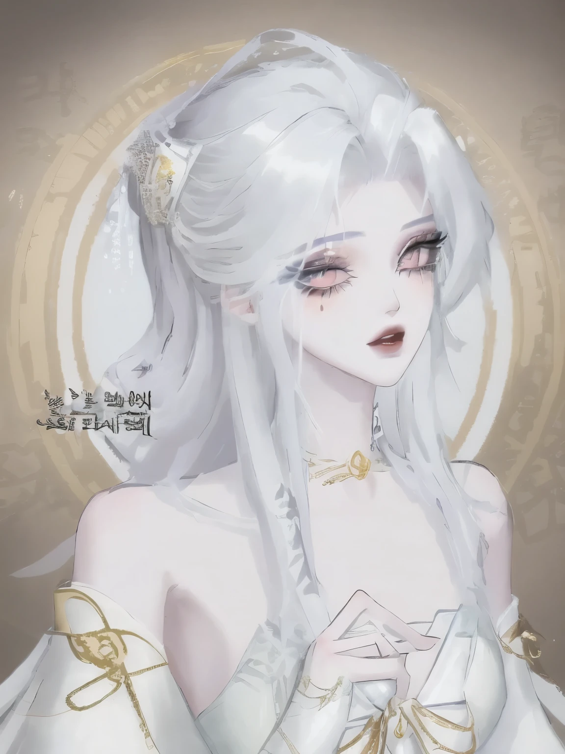 full-body shot,Close-up of doll wearing black dress and veil, an elegant gothic princess, ball jointed doll, beautiful detailed elegant, elegant lady with alabaster skin, Portrait of Barbie, elegant. Very detailed, Exquisite aristocrat, Dreamy intricate long gown, Korean Audrey Hepburn automaton, Very detailed and rich costumes, intricate and elegant, Gothic billionaire, anime barbie doll