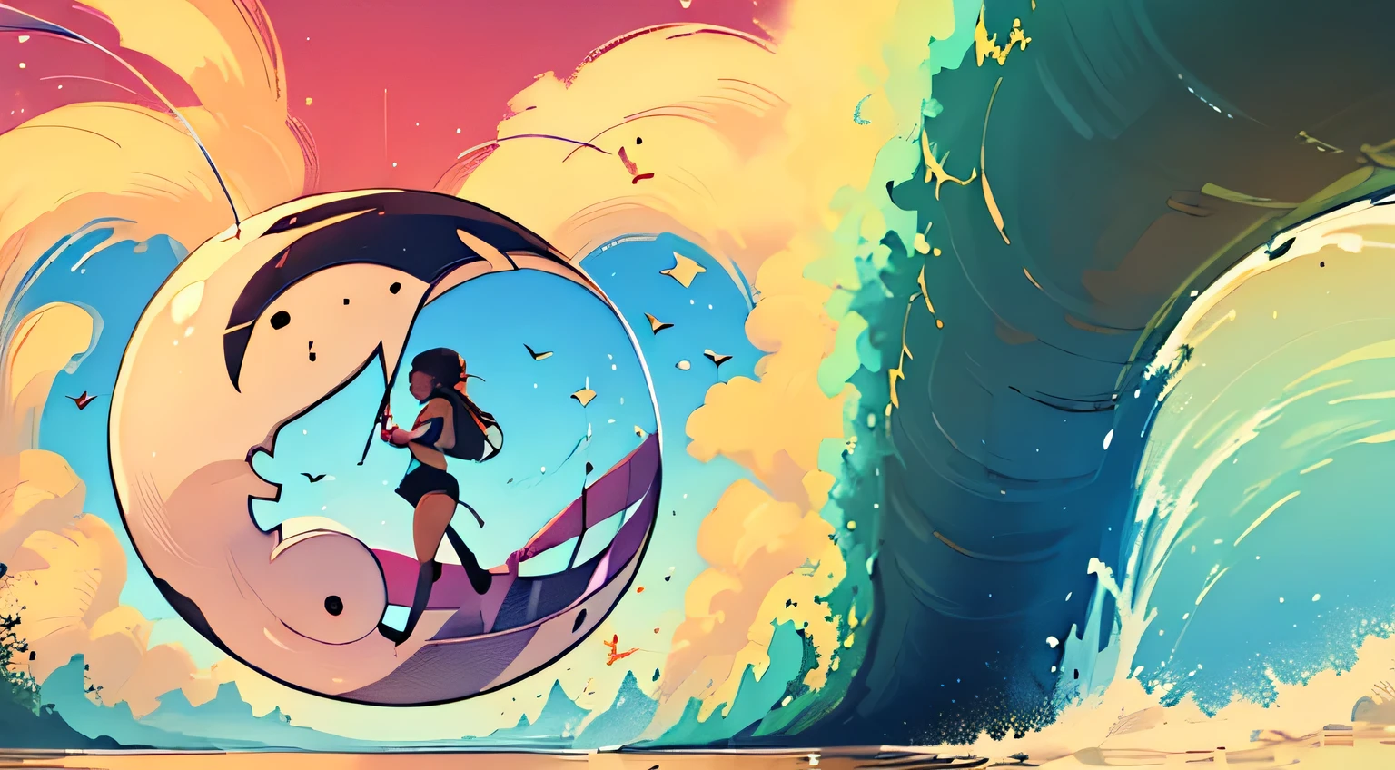breathtaking Dreams, surrealism, Abstract, pop art