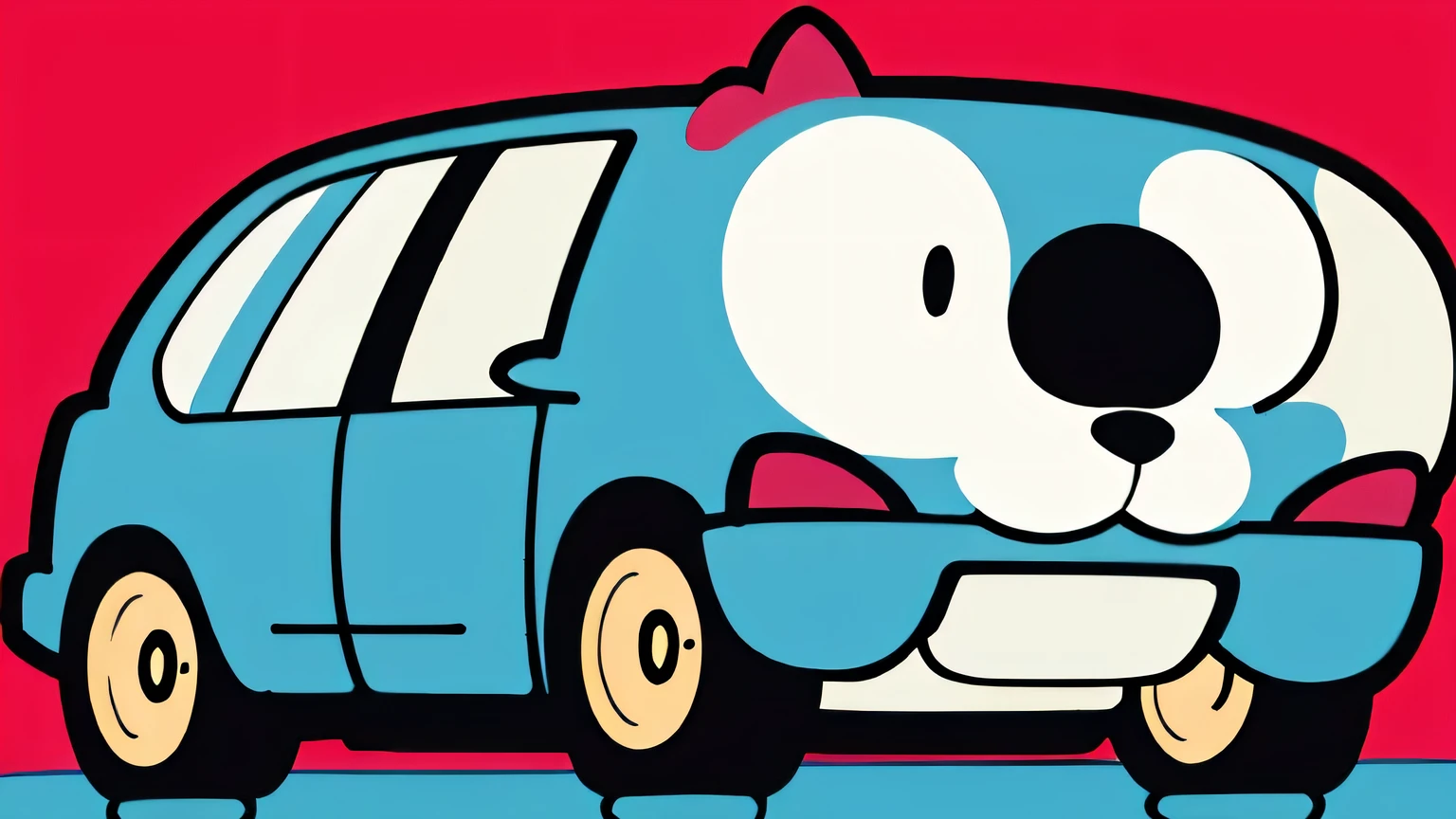 (Ultra Detailed,Ultra High Definition,Detailed Background),((2D)),((Flat Color)),((Colorful)),((Floating Colorful Water))), dog and cat, girl, mountain, car, abstract