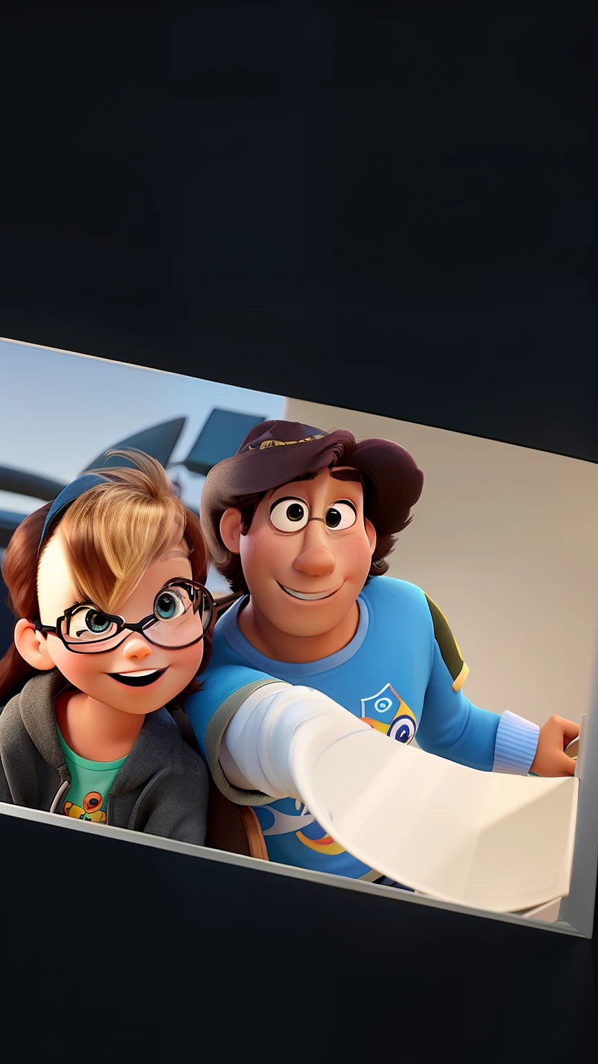 Estilo Pixar, alta qualidade