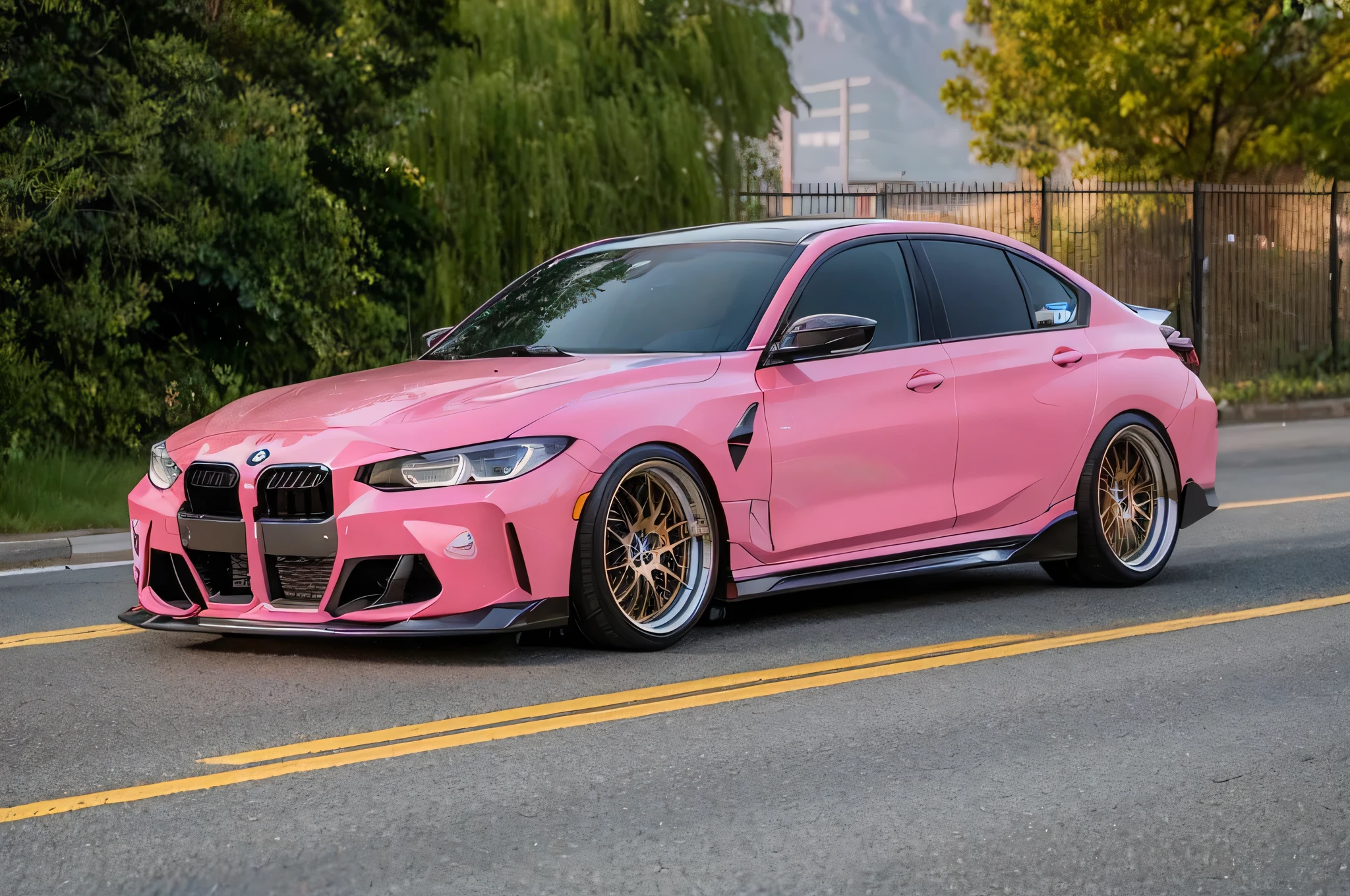 BMW car parked on the roadside, 🤬 🤮 💕 🎀, s line, honda civic, front, front full, wide body, 😭 🤮 💕 🎀, post-processed), Canon eos r 6 shot, Silver chromium, 2 0 2 2, 2022