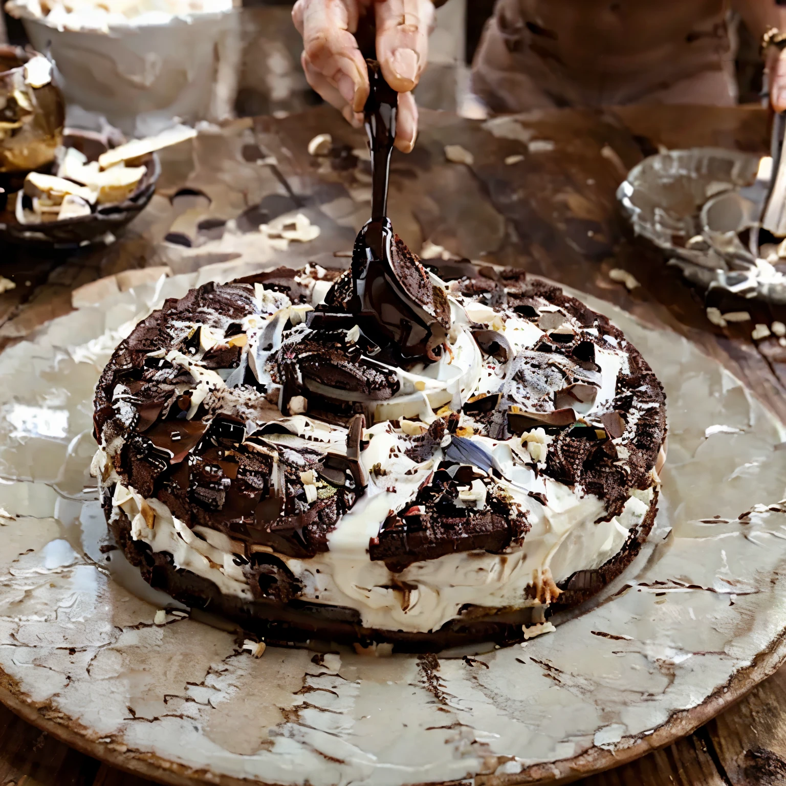 make a delicious pudding oreo