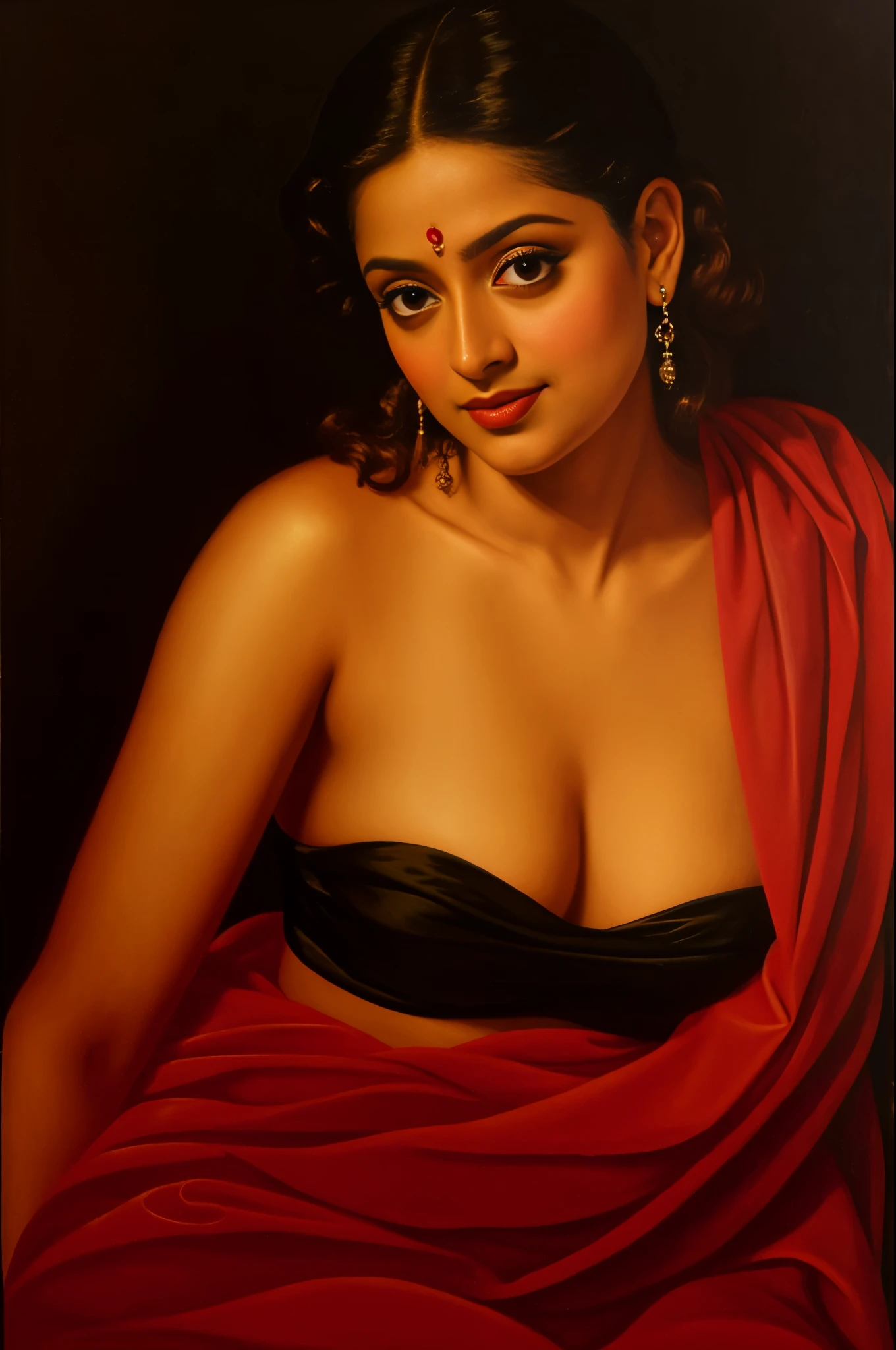 Looks like actress bhavana menon, Masterpiece, Best quality, high clarity eyes, critically flawless,sharp picture, Full portrait, High pixels, perfect face, perfect eyes, beautiful face, perfect hands,perfect fingers, in Peter Paul Rubens style, by Peter Paul Rubens, baroque style, acrylic on canvas, highly detailed, description: "Create a nymph inspired by the tales of Greek or Roman mythology, embodying the essence of a natural element or location, and possessing a unique ability or trait that sets her apart."