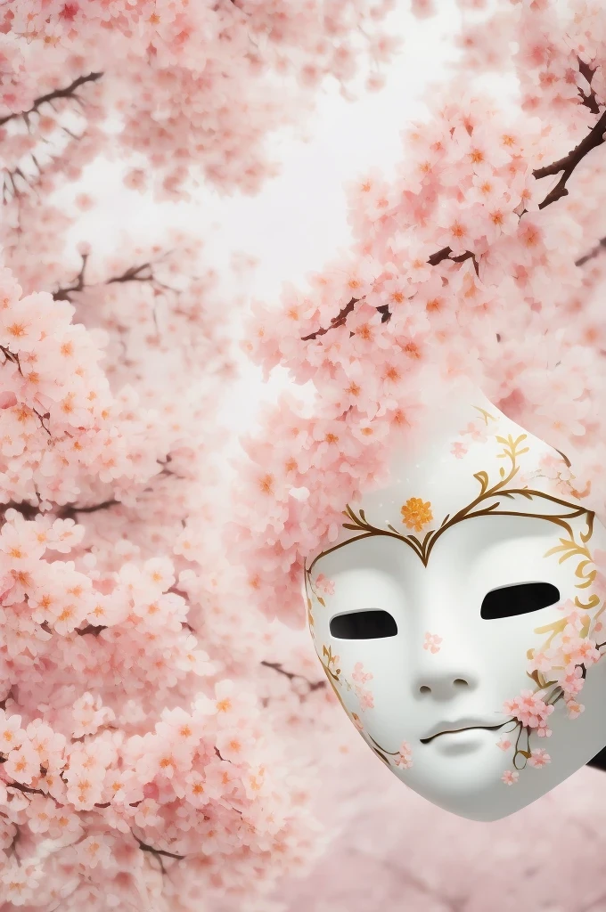Graffiti漫画，Graffiti, wall, full image, High resolution and high contrast,simple,girl,Cherry blossoms,