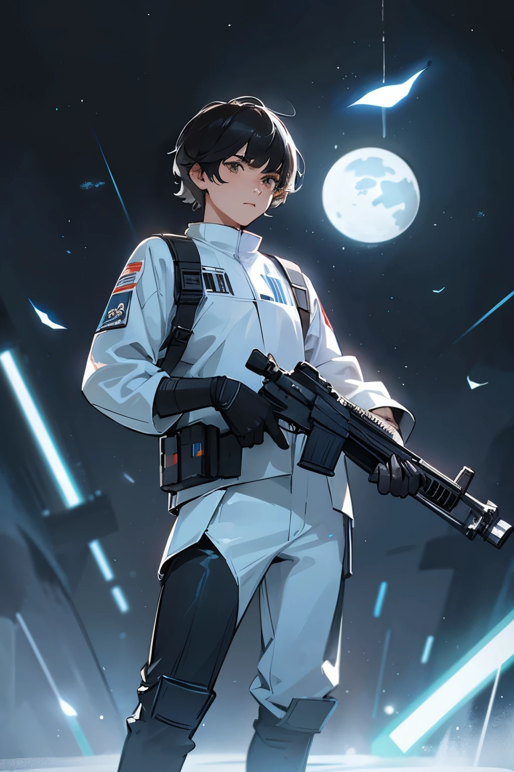 star wars, star wars gun, alien, star wars outfit, young male