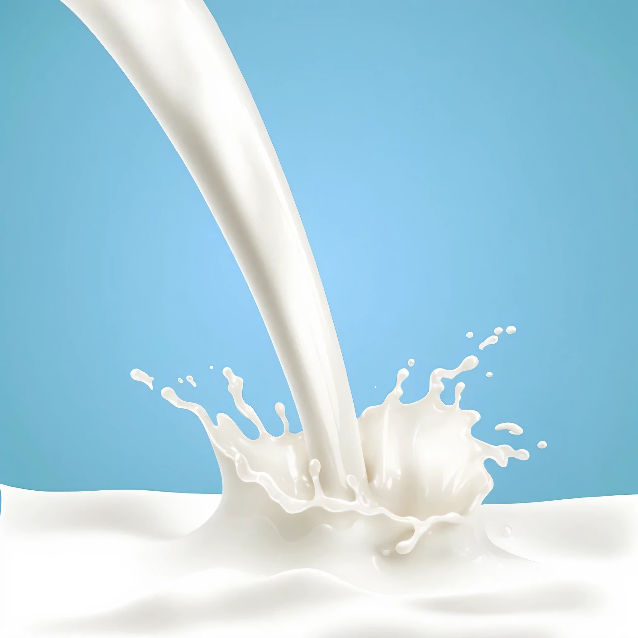 araffe pouring milk into a glass with a blue background, flowing milk, milk dripping, puddle of milk, spilled milk, sea of milk, pouring, milk - bath effect, glass of milk, milk, detailed , top milk brands, liquid that has a viscous, viscous, filling with water, hd illustration, soey milk, high detail illustration