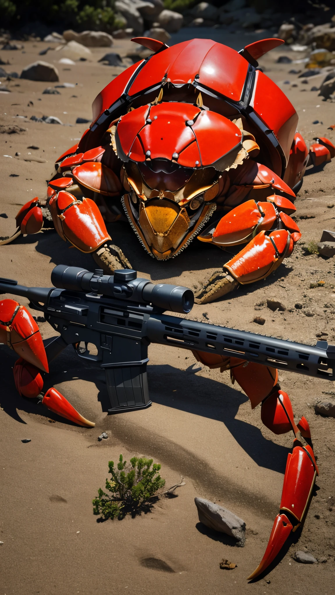 Gun crabe