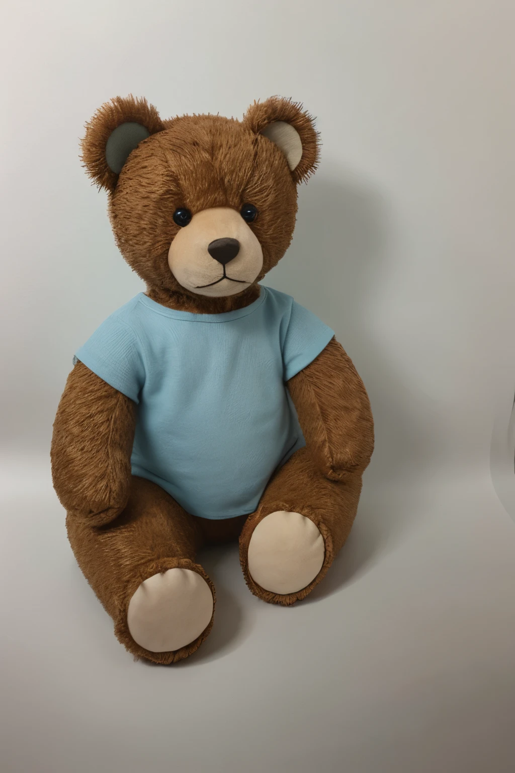 teddybear blue drowing style 
