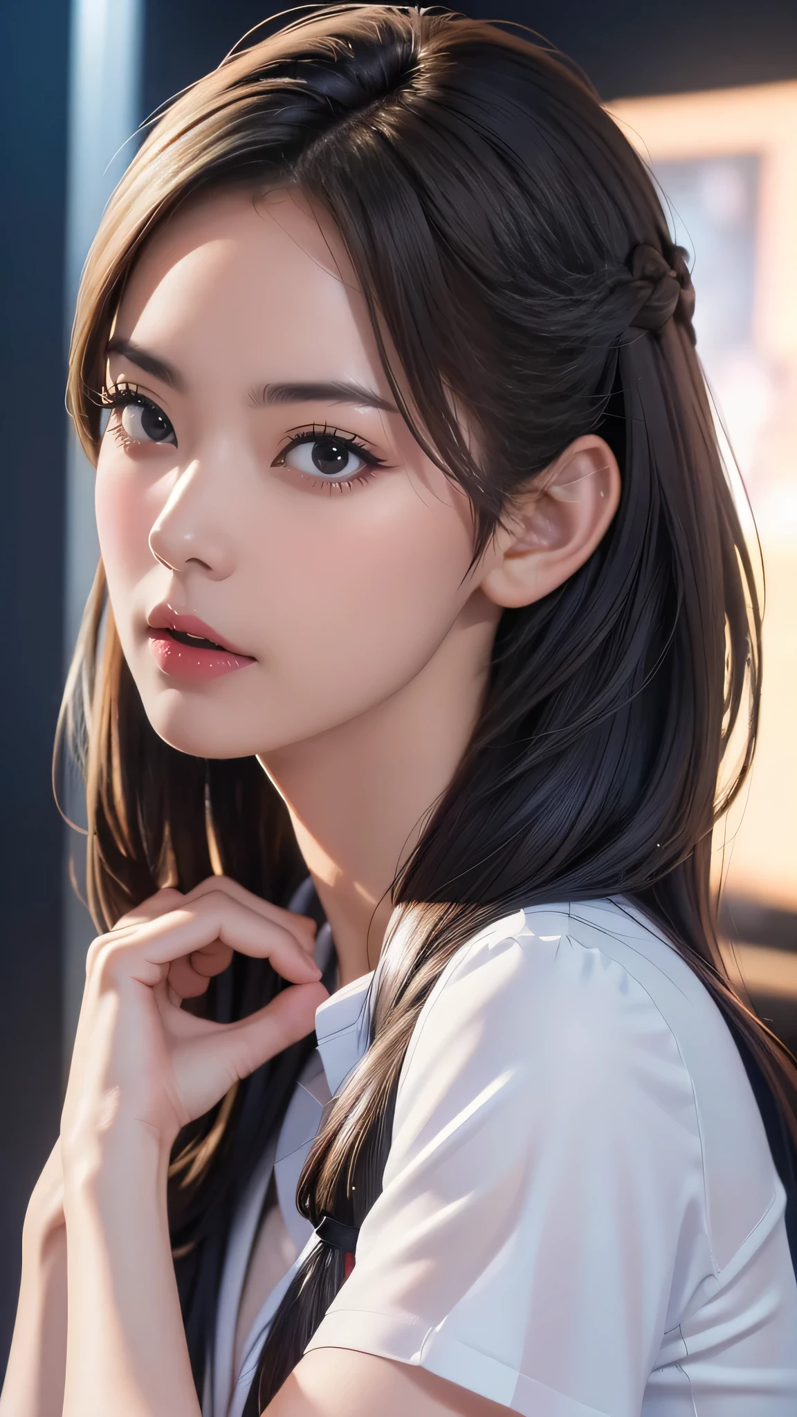 school uniform,(random place),(random porn poses:1.5),(random hairstyle),(movie-like scene,best image quality,(8k), Super realistic, 最high quality, high quality, High resolution, high qualityな質感, high detail, beautiful, Detailed, Highly detailed CG, detailed texture, realistic facial expression, masterpiece, before, dynamic, bold)