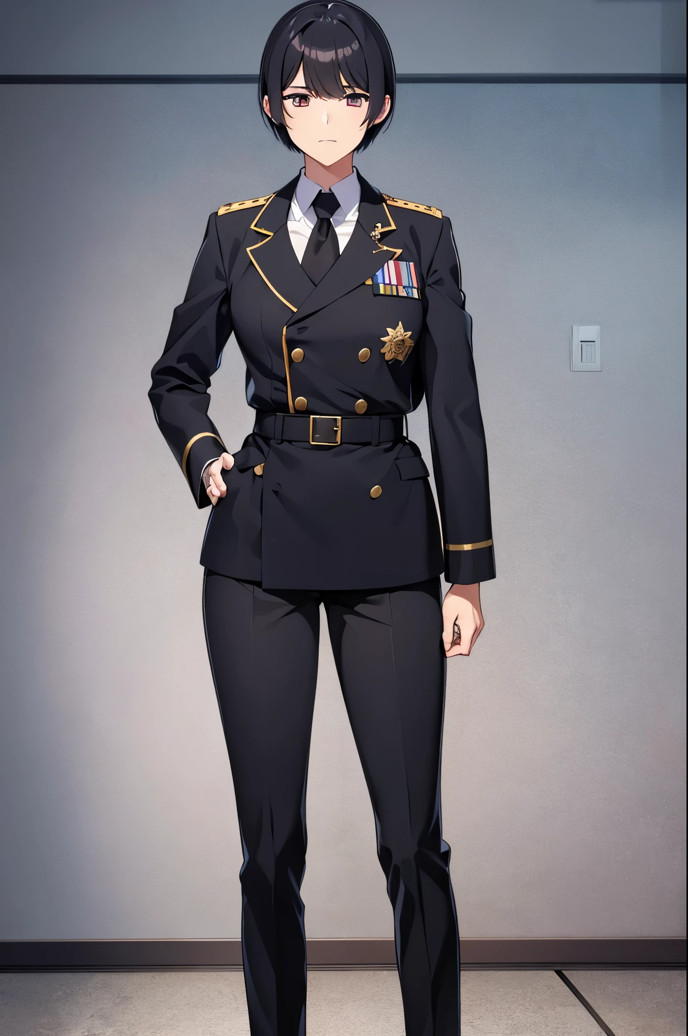 A male high school student wearing a school uniform　1st Army　smart
