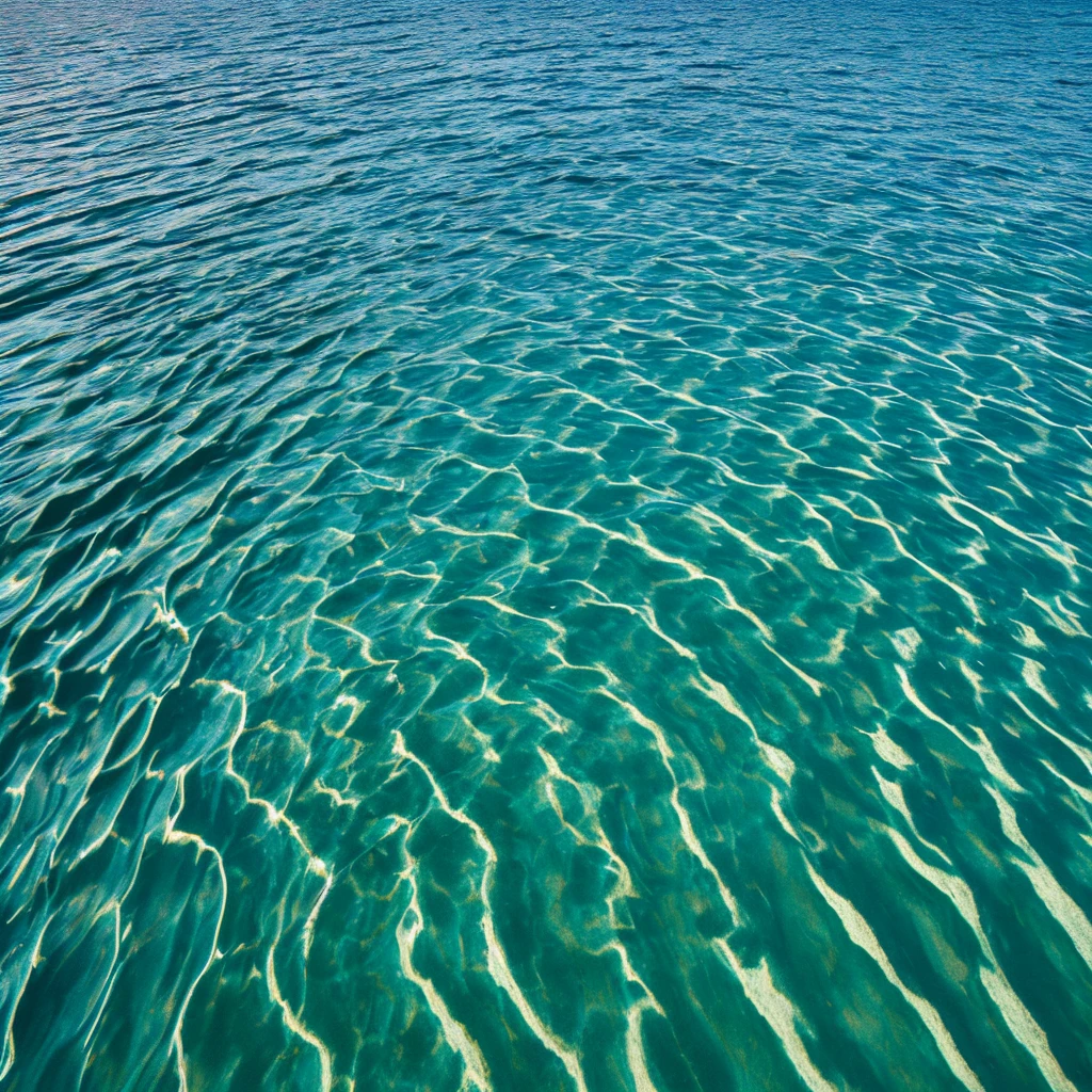 Ripples on water surface, real