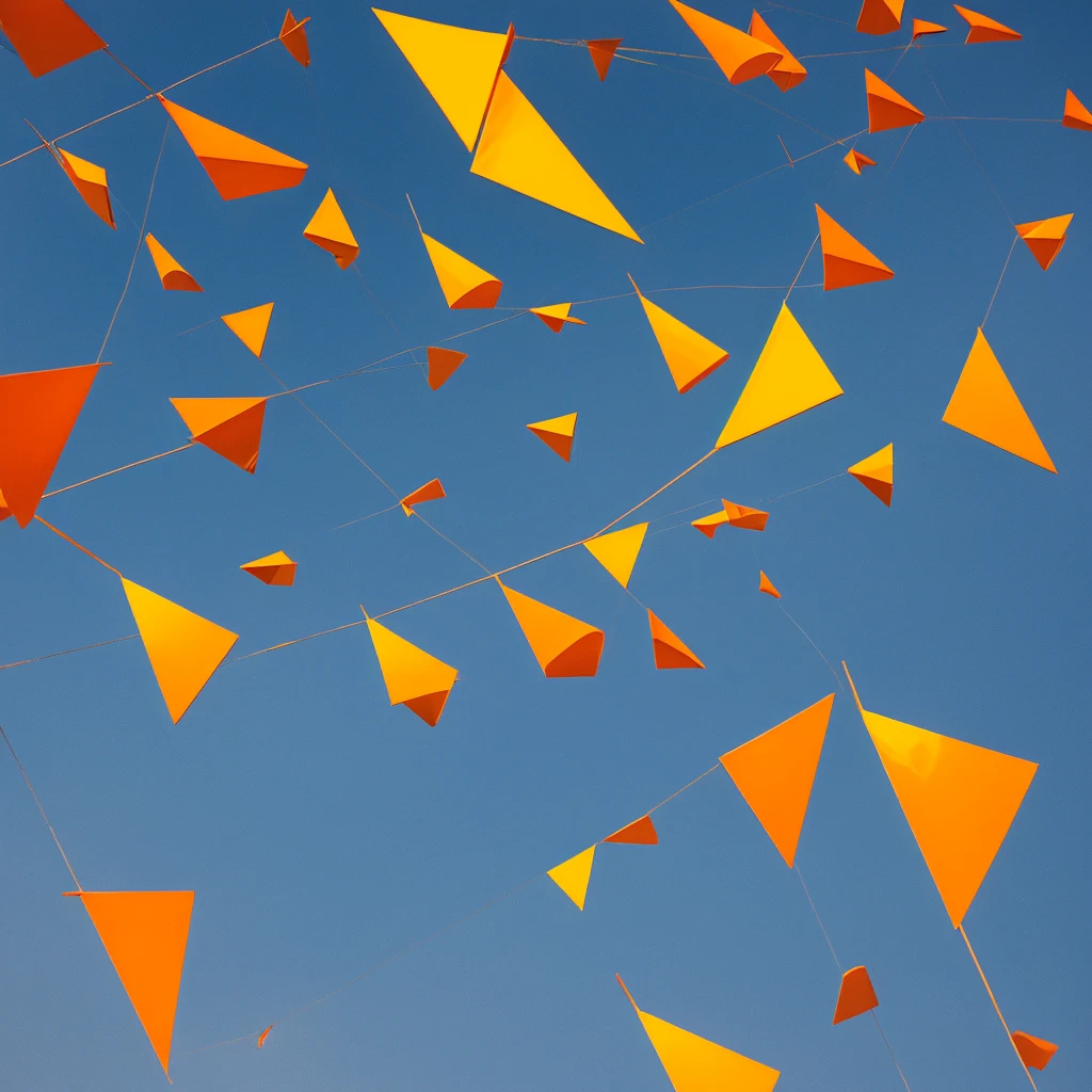 A lot of triangles.