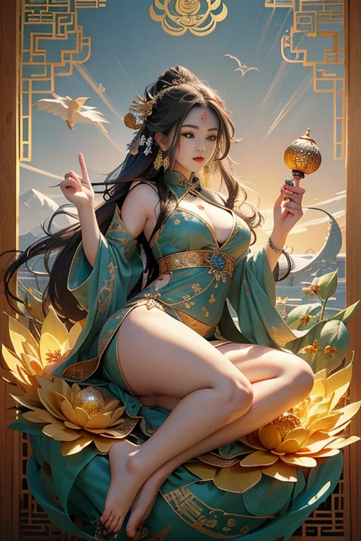 The beauty is kneeling，Back，Money in hand，（tmasterpiece，top-quality，Best quality at best，offcial art，Beautiful and beautiful：1.2），（1 plump girl），The content is very detailed，Colorful，The most detailed，offcial art，Unity8k wallpaper，ultra - detailed，Beautiful and beautiful，Big breasts are beautiful，tmasterpiece，Best quality at best，（tangled，datura，Tangles，entangled），divinelight，artistically，Flash drawing，PerfectNwsjMajic