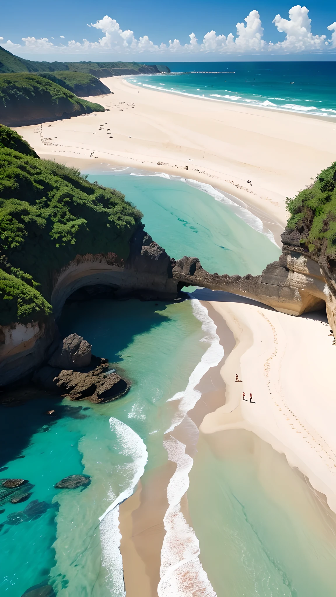 uma praia ao estilo da africa