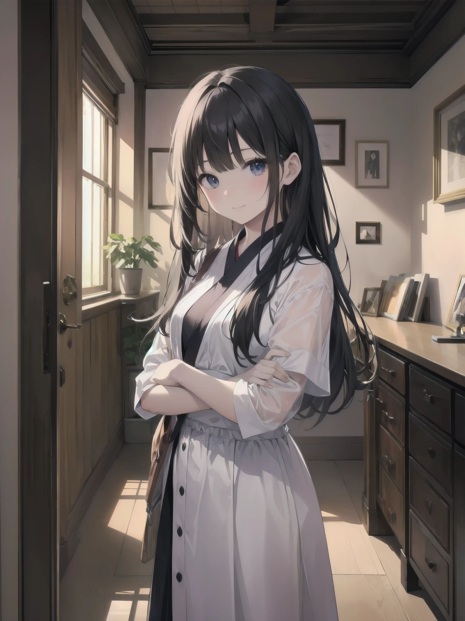 masterpiece、high resolution、Super detailed、real stick、girl、slight smile